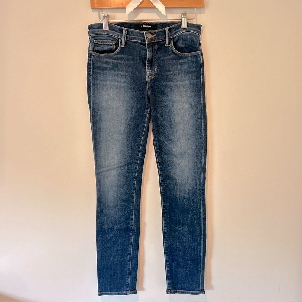 J Brand Skinny Leg Mid-Rise Jeans Lucent
